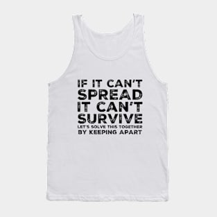 Social Distancing Shirt Tank Top